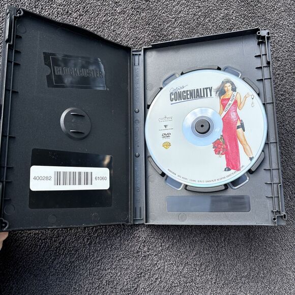 Vintage Blockbuster Video Store MISS CONGENIALITY DVD Movie w/ Rentals Case - Picture 4 of 7